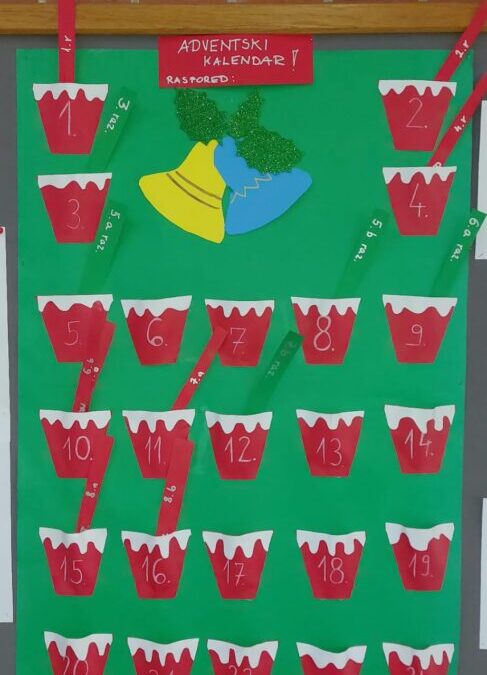 ADVENTSKI KALENDAR U ŠKOLSKOJ KNJIŽNICI