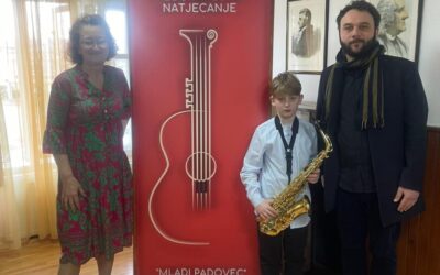 I. nagrada za Dominika Halužana na natjecanju „Mladi Padovec“