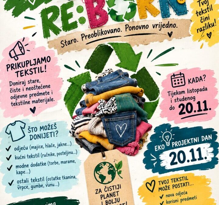 TEXTIL – RE:BORN: Dajmo tekstilu novu priliku!